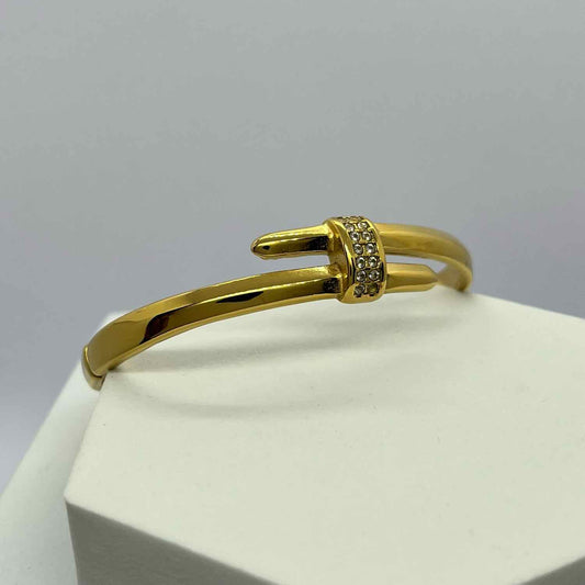 Gold plated Openable Kada bangle for Women and Girls