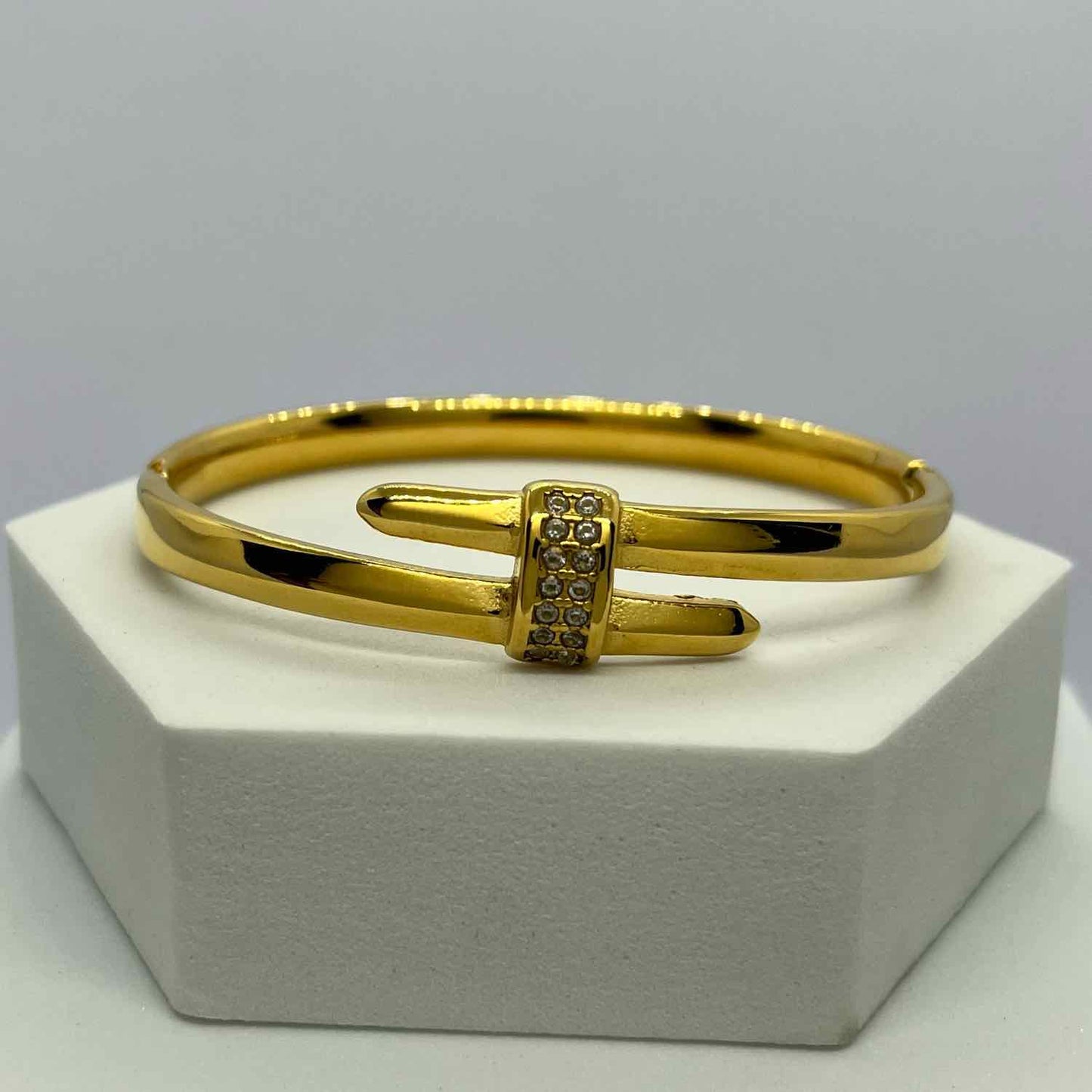 Gold plated Openable Kada bangle for Women and Girls