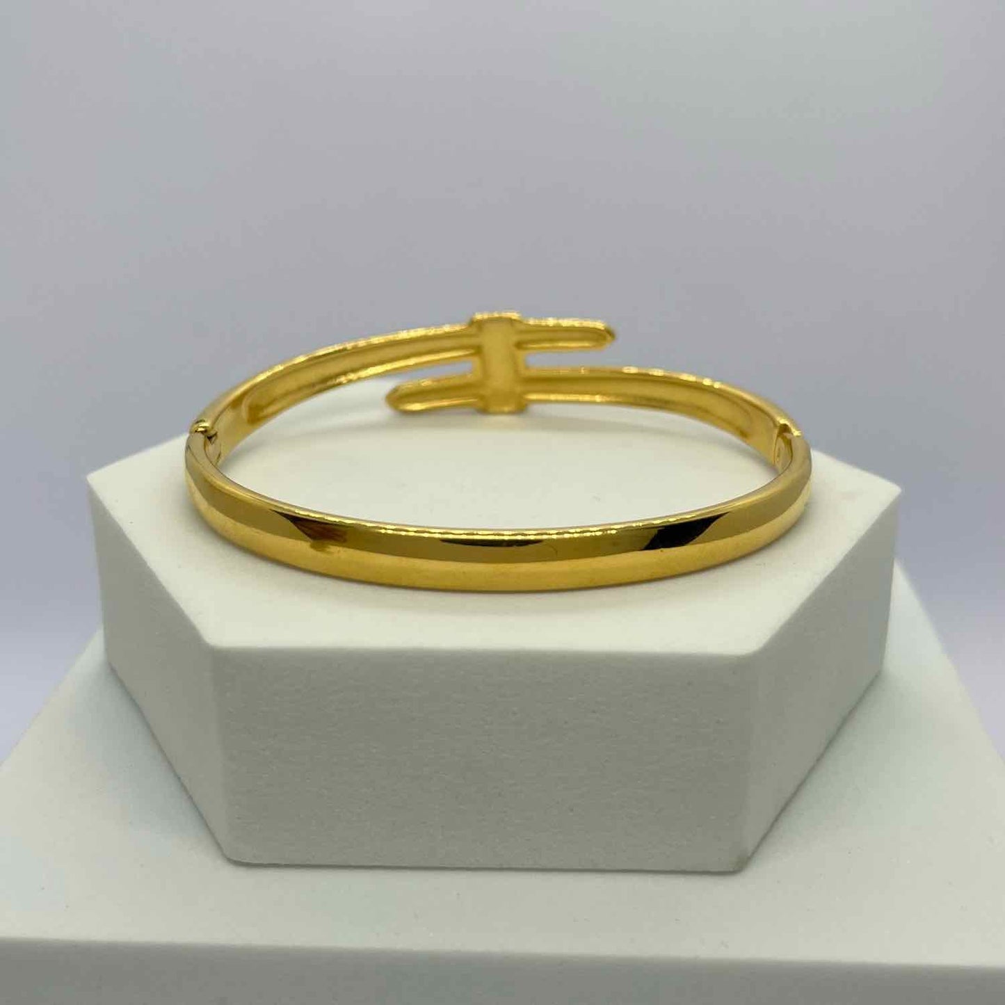 Gold plated Openable Kada bangle for Women and Girls