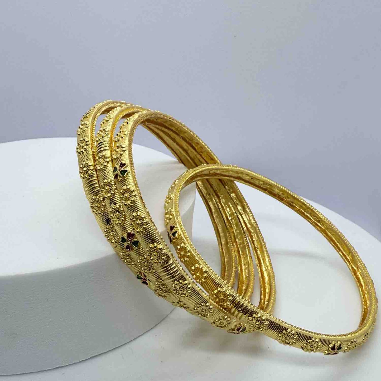 Office Wear Brass Gold Bangle Collections For Women and girl