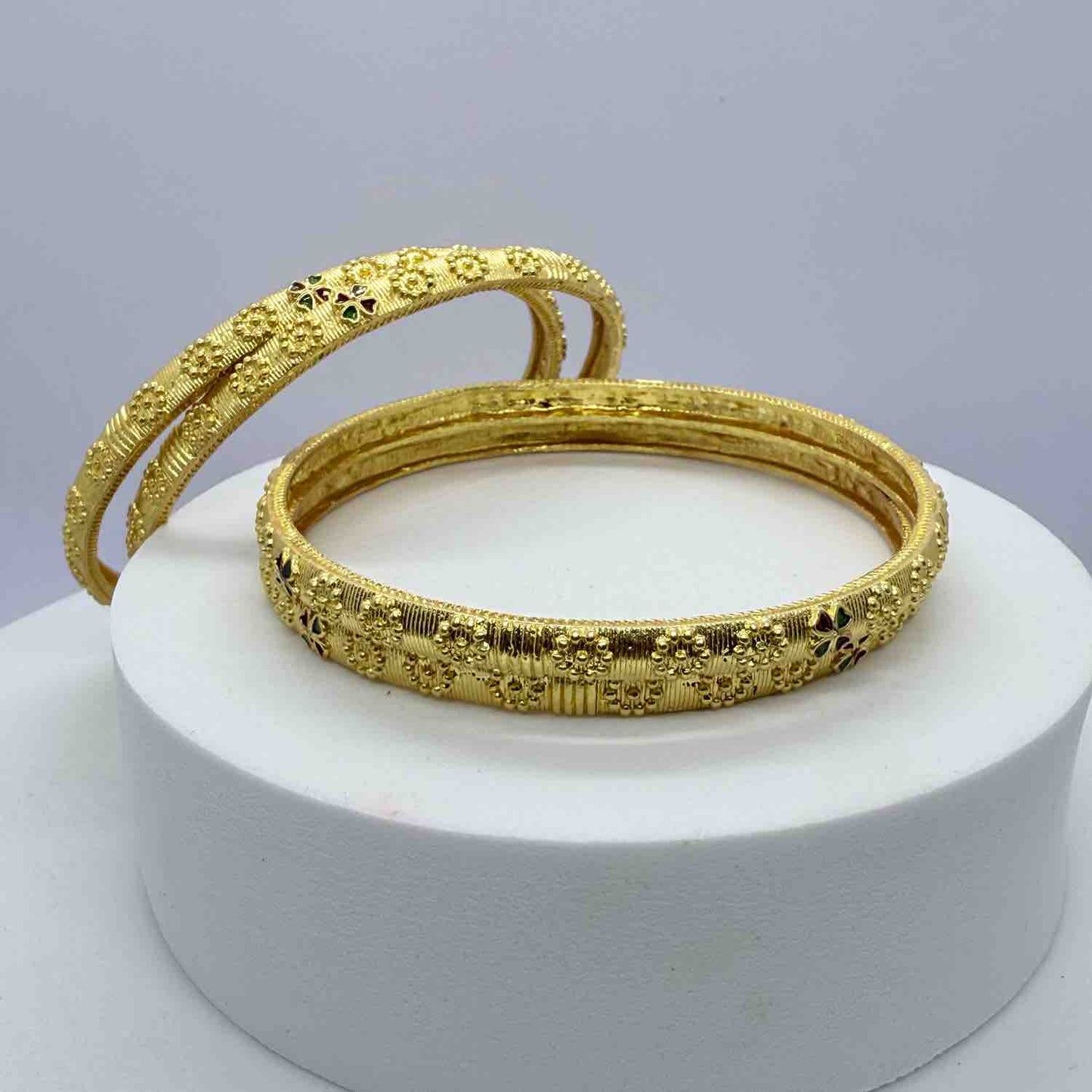 Office Wear Brass Gold Bangle Collections For Women and girl