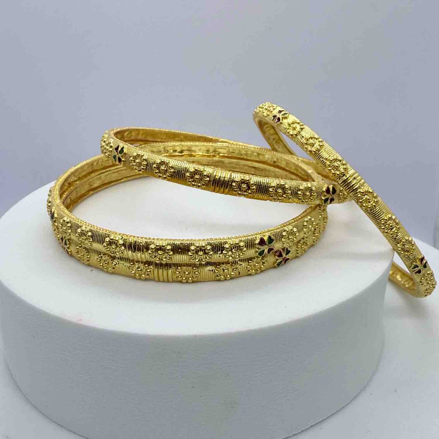 Office Wear Brass Gold Bangle Collections For Women and girl