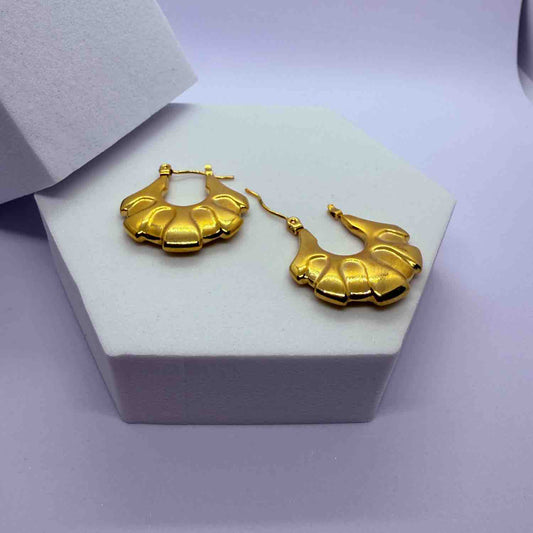Anti tarnish Latest Fancy Trendy Hoops Bali Studs earrings