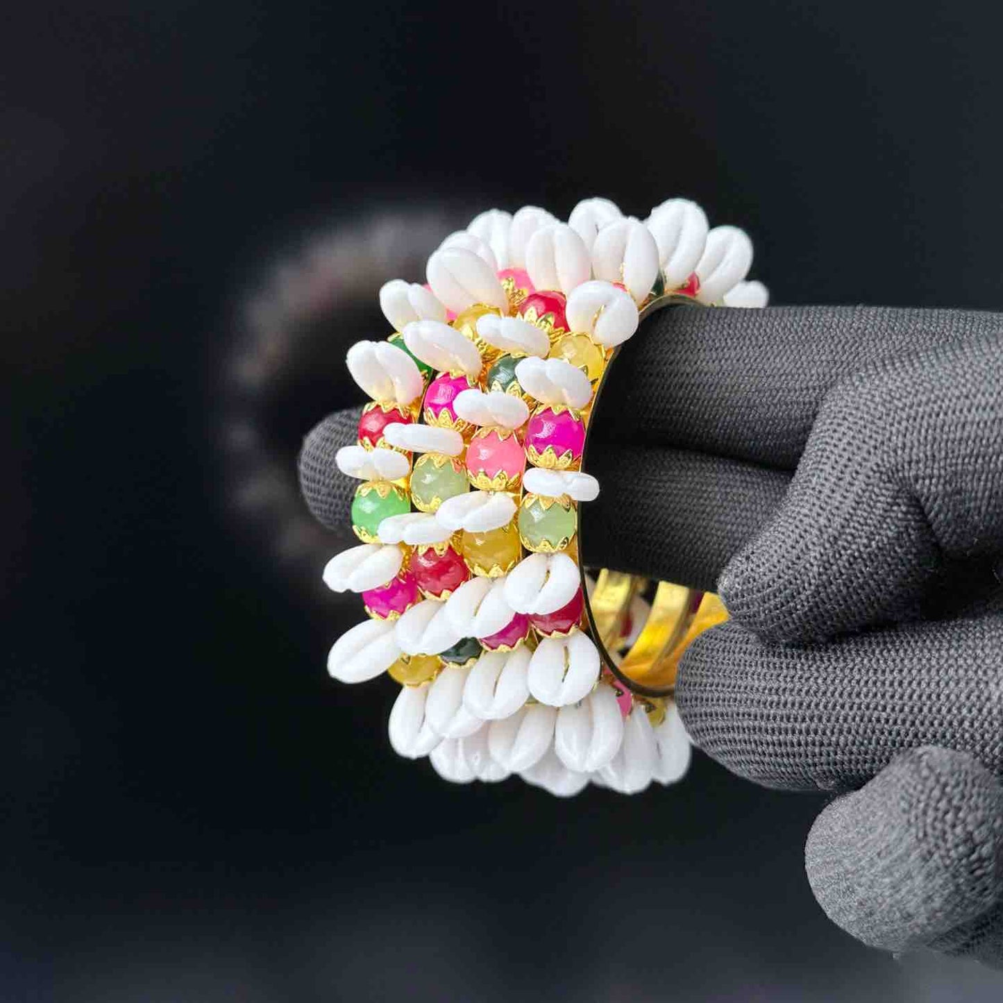 Kodi Bangles For Women, Traditional bangles multicolor for Wedding Haldi Ceremony Baby Shower pack of 4