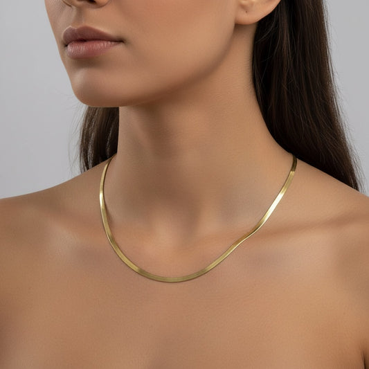 Gold-plated Stainless Steel Chain for Men and Women