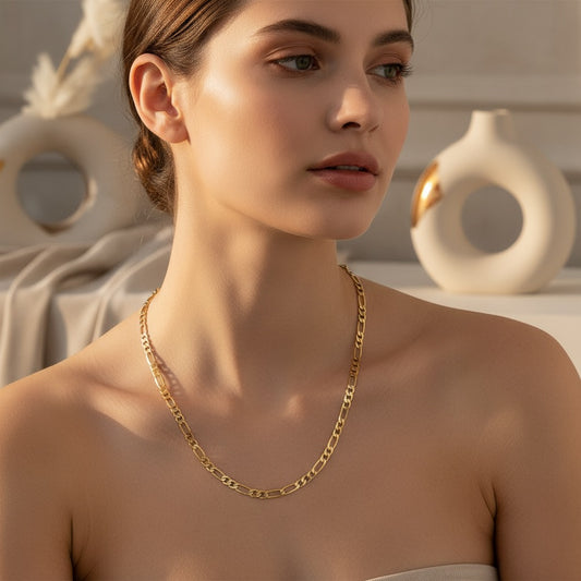 Gold-plated Stainless Steel Chain for Men and Women